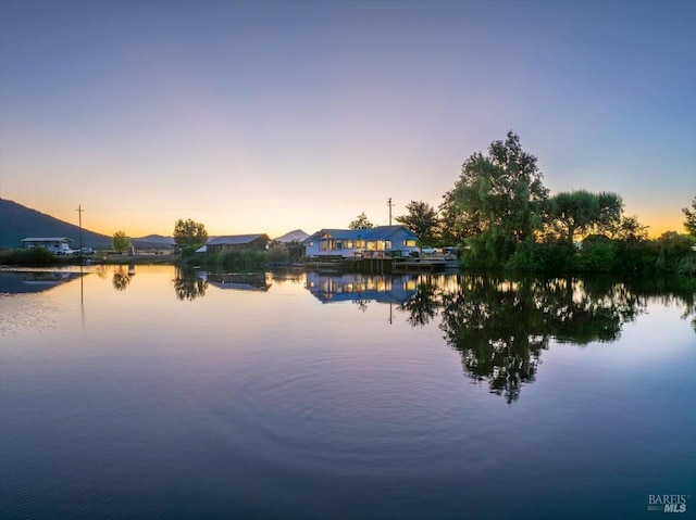 property view of water