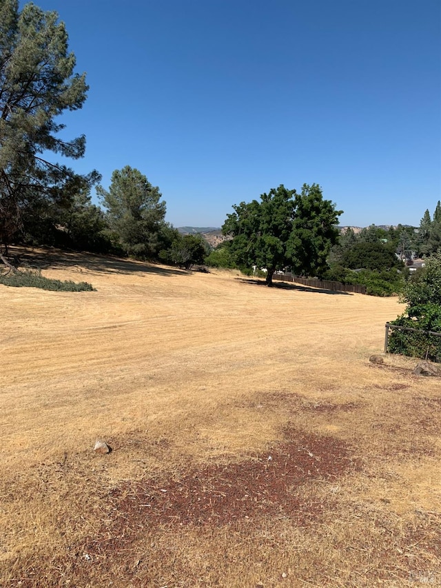 view of landscape with a rural view