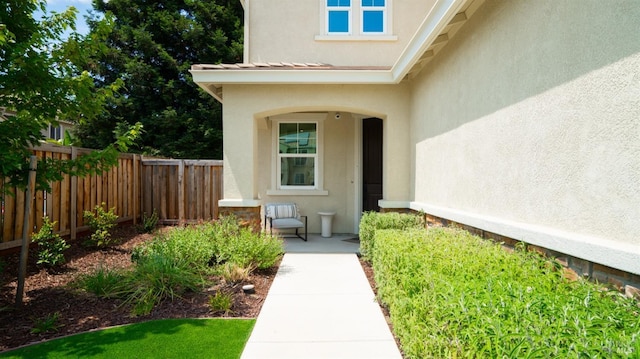 view of entrance to property