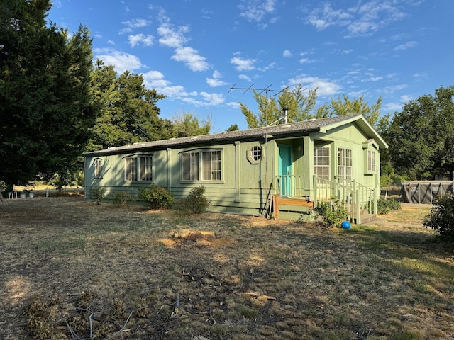 view of front of home