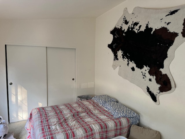 bedroom with a closet
