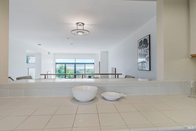 interior space featuring a tub to relax in