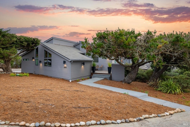 view of front of home