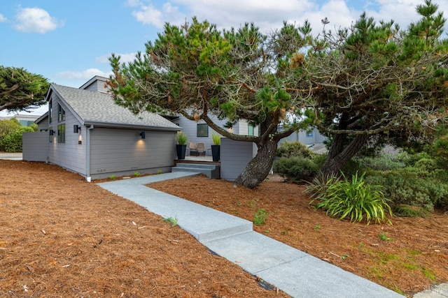 view of front of home