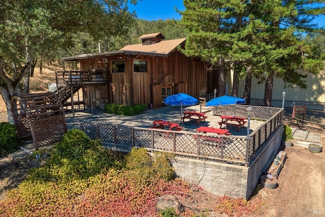 exterior space featuring a patio