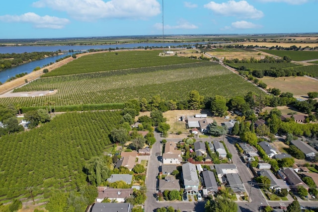 14090 Pine St, Walnut Grove, CA 95690 - aerial overview of property's location featuring extensive farmland and rural landscape