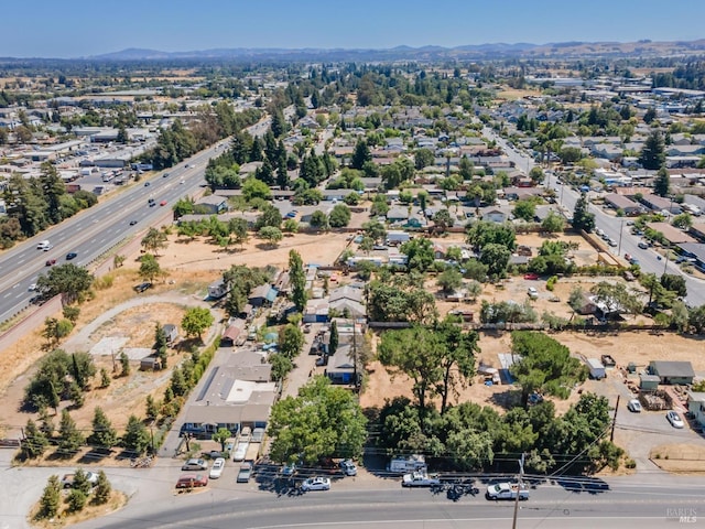 104 Bellevue Ave, Santa Rosa, CA 95407 - bird's eye view with a mountain view