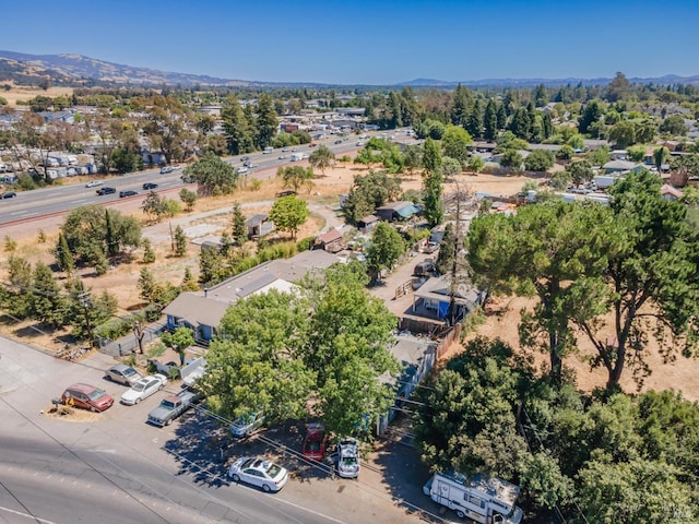 104 Bellevue Ave, Santa Rosa, CA 95407 - birds eye view of property featuring a mountain view