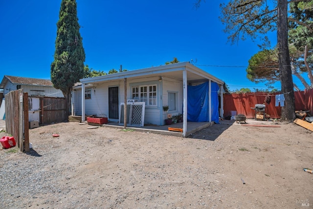 view of rear view of property