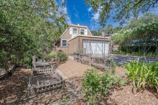 view of rear view of property