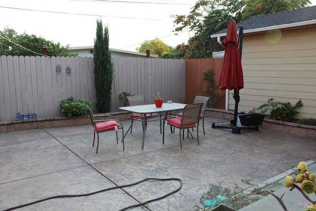 view of patio