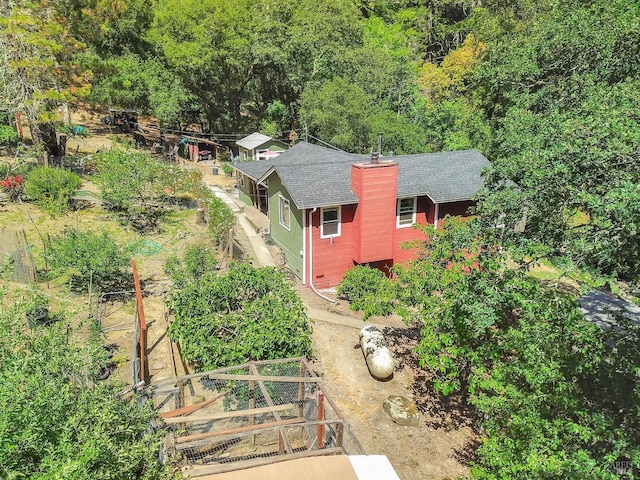 drone / aerial view