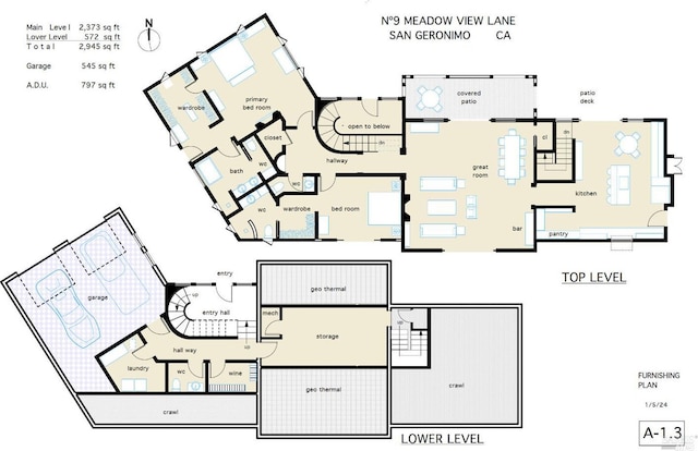 5 Meadow View Ln, San Geronimo, CA 94963