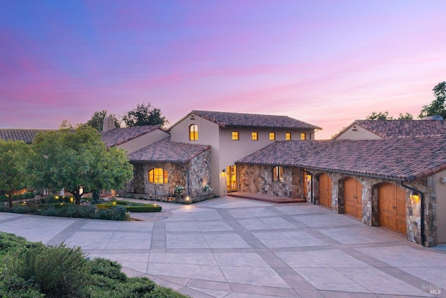 view of mediterranean / spanish-style home