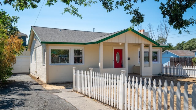 view of bungalow-style house