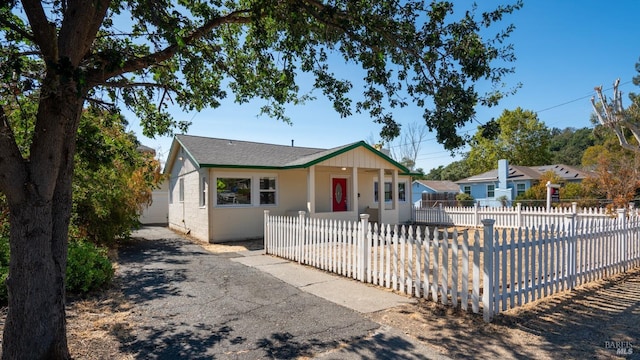 view of front of home