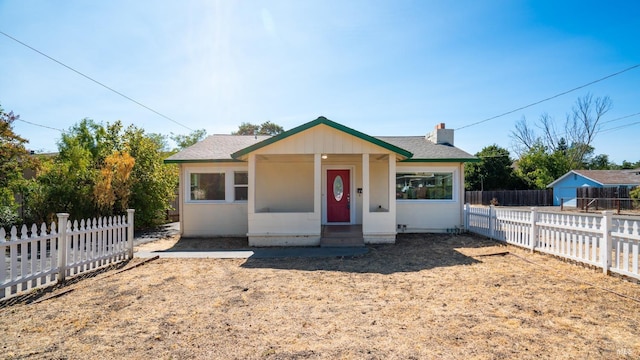 view of bungalow