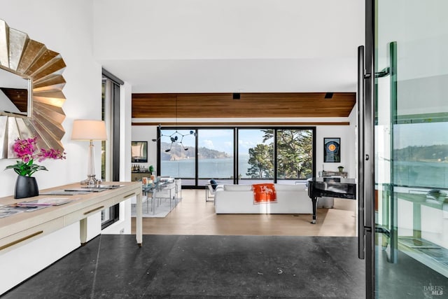 view of unfurnished living room