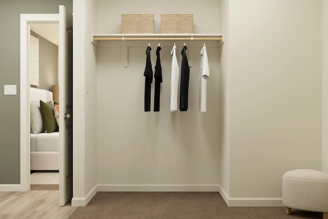 view of closet