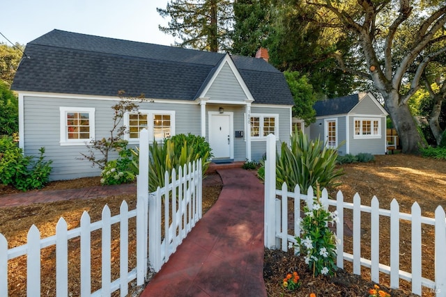 view of front of home