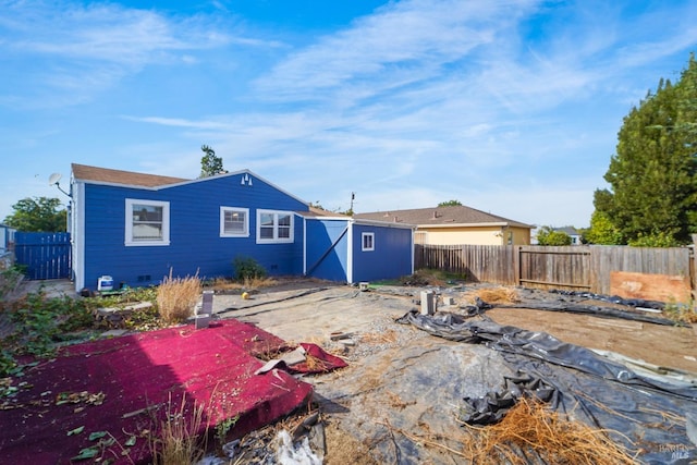 view of rear view of property