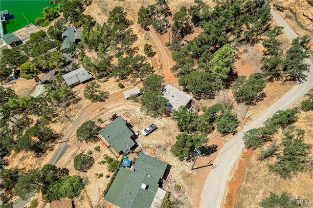 bird's eye view featuring a rural view