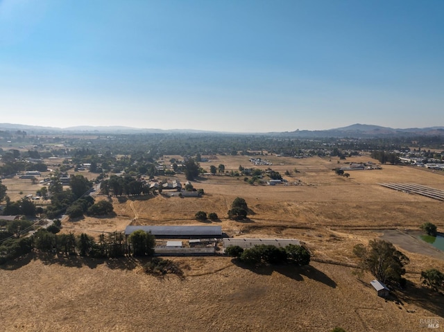 property view of mountains featuring a rural view