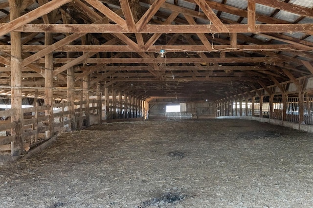 view of horse barn