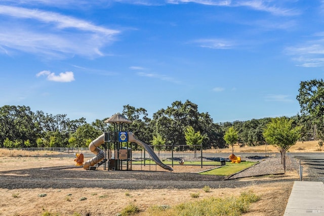 view of jungle gym