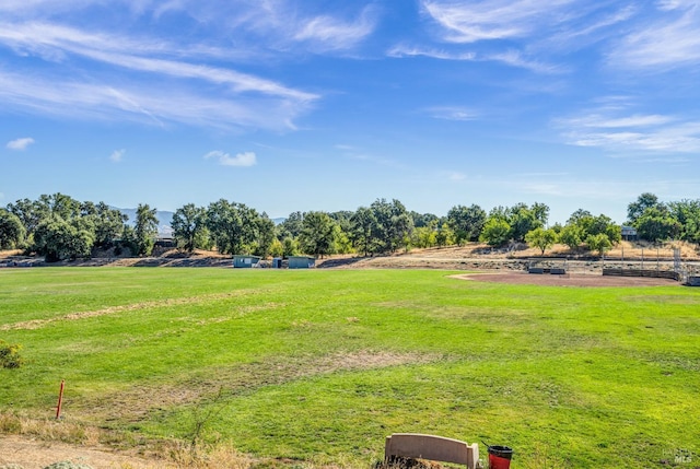 view of property's community featuring a rural view