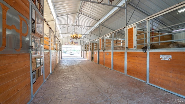 view of stable