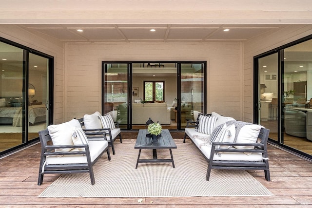 view of patio / terrace with outdoor lounge area