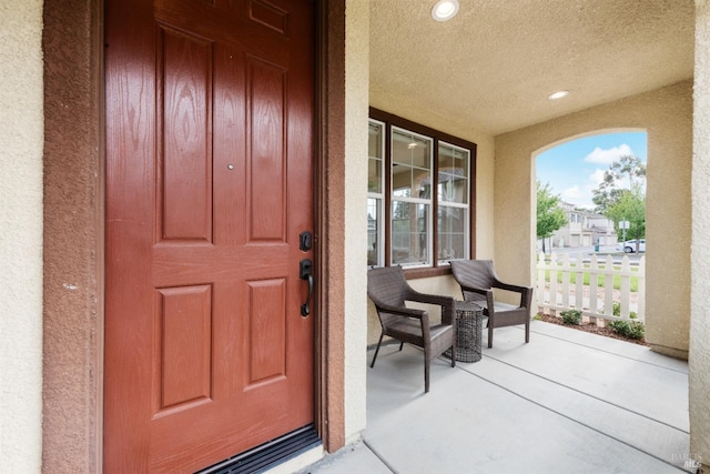 860 Citation Ct, Napa, CA 94559 - entrance to property featuring covered porch and stucco siding