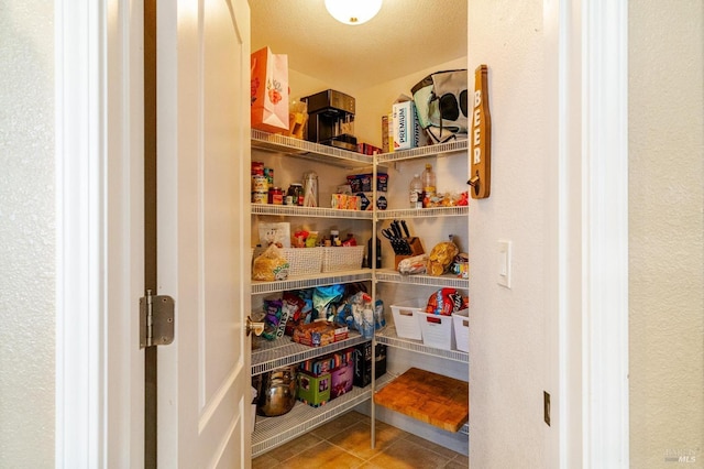 view of pantry