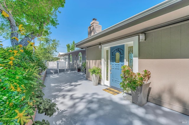 view of entrance to property