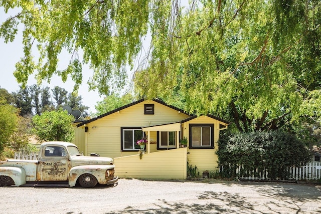 view of front of house