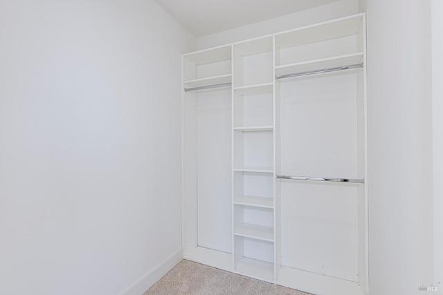 view of closet