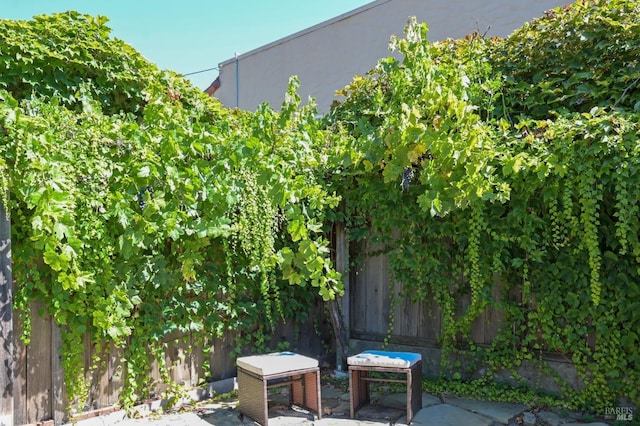 view of patio with fence