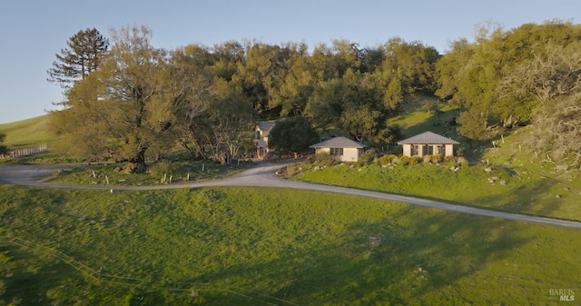 exterior space featuring a rural view