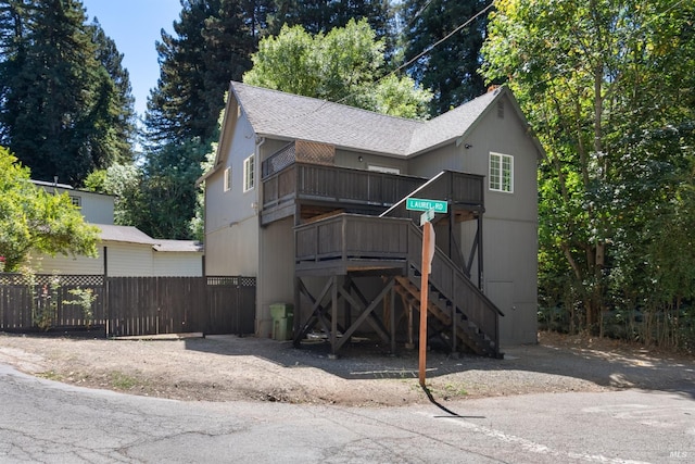 view of back of house