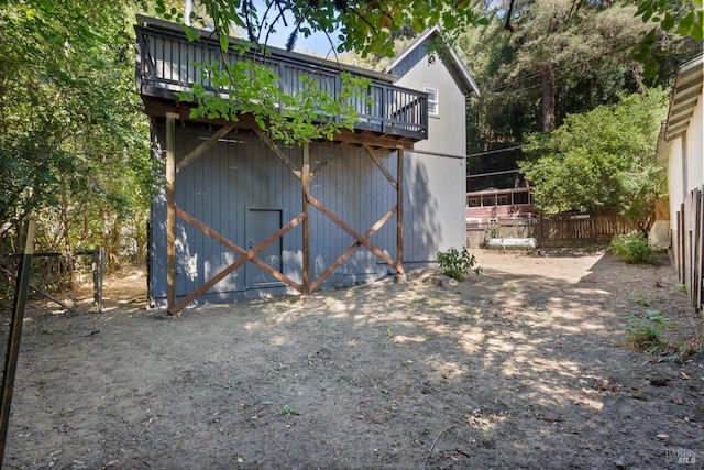 view of outbuilding