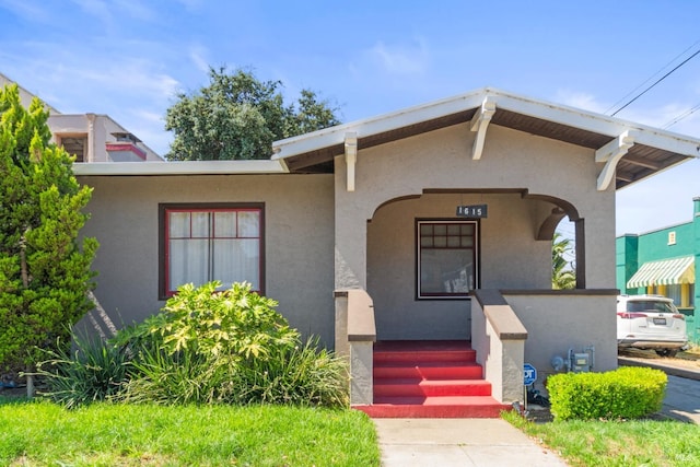 view of front of property with covered porch