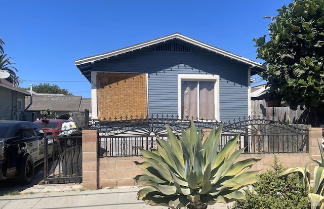 view of bungalow