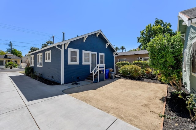 exterior space with a patio