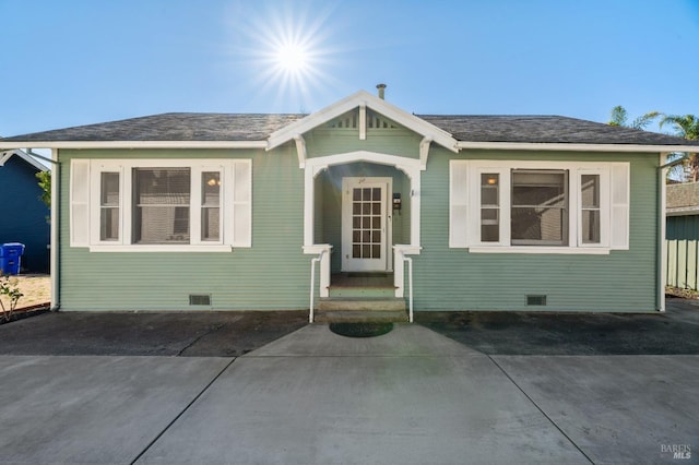 view of front of house featuring a patio