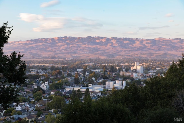 view of mountain feature