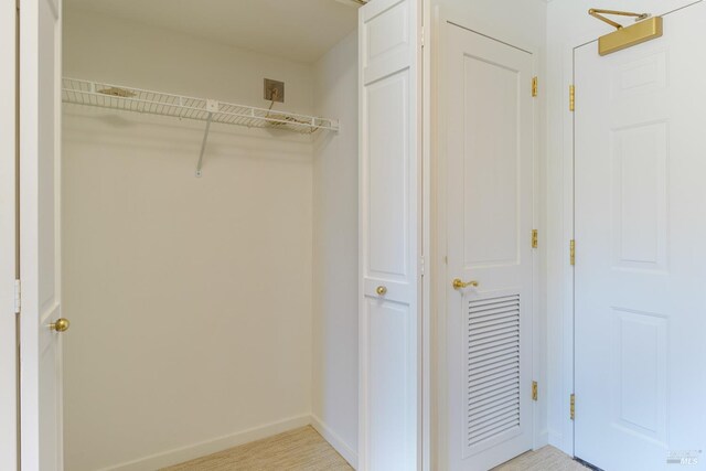 view of closet