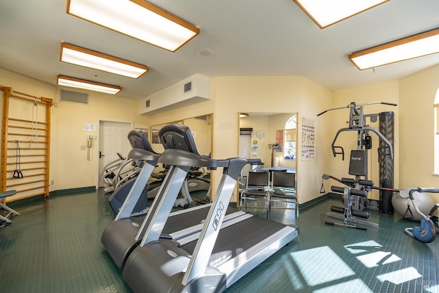 view of exercise room