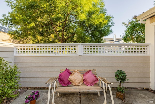 view of patio