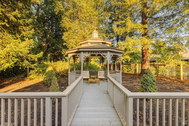 surrounding community featuring a gazebo